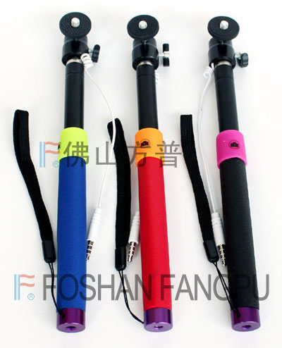 方普手把套在手机自拍杆上的应用