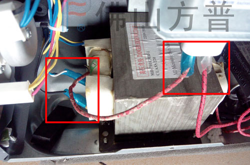 方普端子护套在微波炉上的应用