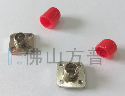 FC光纤适配器上的防尘帽应用